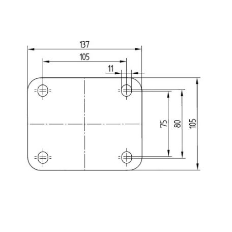 Alumínium Kerék Pur Futófelülettel 200-As Fékes Önbeálló Villával