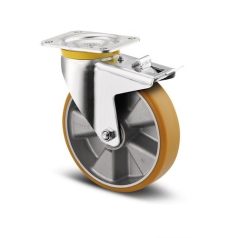   Alumínium Kerék Pur Futófelülettel 250-Es Fékes Önbeálló Villával