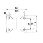 Alumínium Kerék Pur Futófelülettel 160-As Fixvillás
