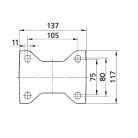 Alumínium Kerék Pur Futófelülettel 250-Es Fixvillás