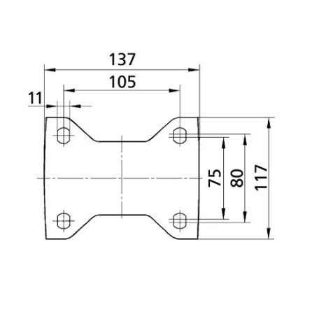 Alumínium Kerék Pur Futófelülettel 250-Es Fixvillás