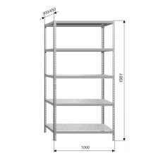 Economy P 1 (5 Polcos) Pozdorjapolcos (300X1000)