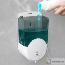 Szenzoros szappanadagoló - 600 ml - fali - elemes - füst színű