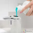 Automata szappanadagoló - 220 ml - álló - elemes - króm