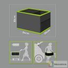 Autós rendszerező csomagtartóba 2 tárolórekesszel 36 x 30 x 25 cm