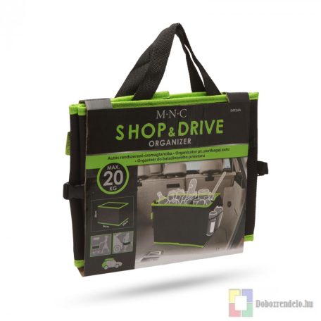 Autós rendszerező csomagtartóba 2 tárolórekesszel 36 x 30 x 25 cm