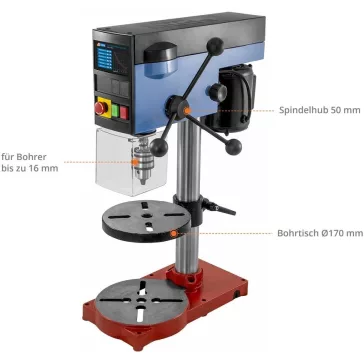 Güde Asztali oszlopos fúrógép GTB 14 PRO