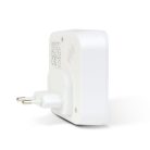 Digitális elem- és vezeték nélküli csengő - Kinetic - 2 beltéri - fehér - kék LED