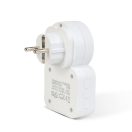 Digitális elem- és vezeték nélküli csengő - Kinetic - 220-240V AC aljzat - fehér - kék LED