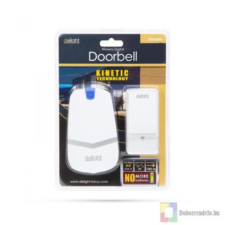 Digitális elem- és vezeték nélküli csengő - Kinetic