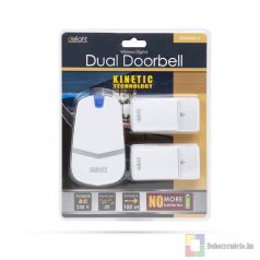   Digitális elem- és vezeték nélküli csengő - Kinetic dupla kültéri egységgel
