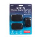 Digitális elem- és vezeték nélküli csengő - Kinetic, fekete