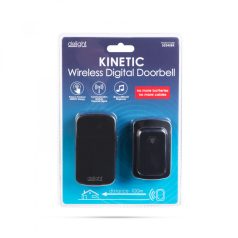   Digitális elem- és vezeték nélküli csengő - Kinetic, fekete