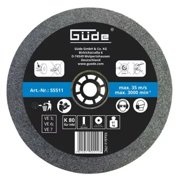 Güde Köszörűkorong 150x20x32 mm K80