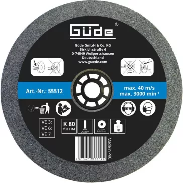 Güde Köszörűkorong 175x25x32 mm K80