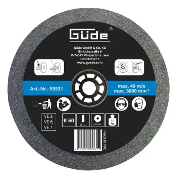 Güde Köszörűkorong 175x25x32 mm K60