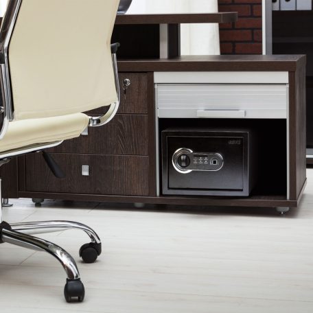 Digitális széf ujjlenyomat olvasóval és gombsorral - 350 x 250 x 250 mm