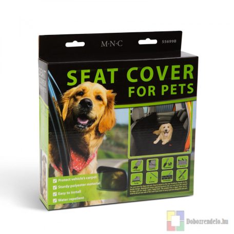 Ülésvédő huzat háziállatoknak - fekete - 130 x 160 cm