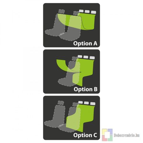 Ülésvédő huzat háziállatoknak - fekete - 130 x 160 cm