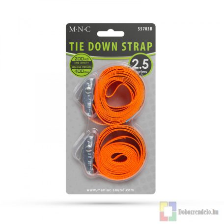 Rögzítő spanifer - 2,5 m x 25 mm - max 200 kg 2 db / csomag