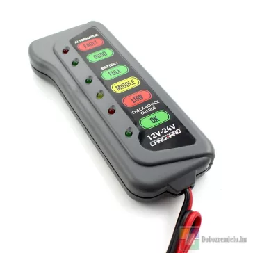 Akkumulátor, generátor teszter 12 - 24 V
