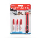 Pillanatragasztó szett univerzális késsel 3 x 3 g