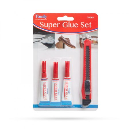 Pillanatragasztó szett univerzális késsel 3 x 3 g