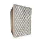 Szürke láda, zsanéros fedéllel, erősített alj, nyitott markolattal, 60x40x42 mm