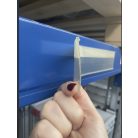 Átlátszó címketartó, 29x5,5 cm / 50 db-os csomag