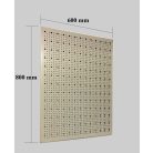 Szerszámtartó Panel Festett (600X800 mm) Világosszürke