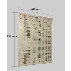 Szerszámtartó Panel Festett (600X800 mm) Világosszürke