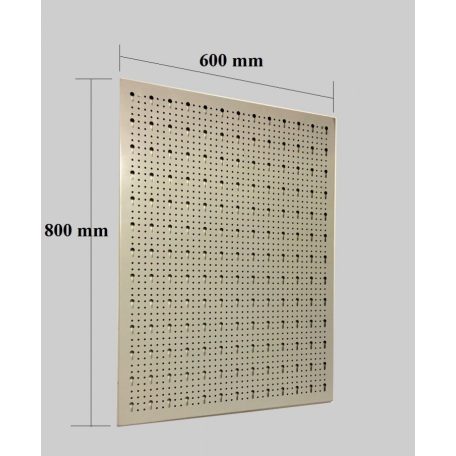 Szerszámtartó Panel Festett (600X800 mm) Világosszürke