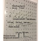 Szerszámtartó Panel Festett (600X800 mm) Világosszürke