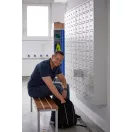 Értékmegőrző Szekrény, 50 Rekeszes 980x200x1530 mm