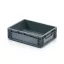 Eco Euro Láda 40X30X12 cm Zárt Fogófüllel