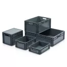 Eco Euro Láda 60X40X7,5 cm, Zárt Fogófüllel
