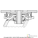 Öntöttvas Kerék Pur Futófelülettel 300-As Önbeálló Villával