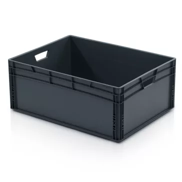 Eco Euro Láda 80X60X32 cm, Nyitott Fogófüllel