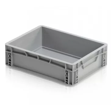 Euro Láda 40X30X12 cm Zárt Fogófüllel