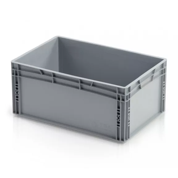Euro Láda 60X40X27 cm Zárt Fogófüllel Euro Láda 60X40X27 cm Zárt Fogófüllel