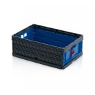 Összecsukható EURO láda fedéllel 60 x 40 x 22 cm