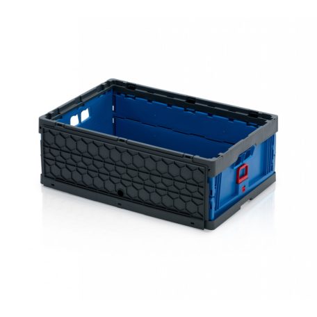Összecsukható EURO láda fedéllel 60 x 40 x 22 cm