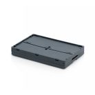 Összecsukható EURO láda fedéllel 60 x 40 x 22 cm