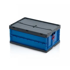 Összecsukható EURO láda fedéllel 60 x 40 x 27 cm