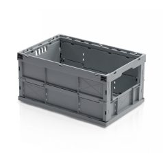 Összecsukható, elöl nyitott EURO láda 60 x 40 x 30 cm