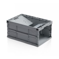 Összecsukható, elöl nyitott EURO láda 60 x 40 x 30 cm