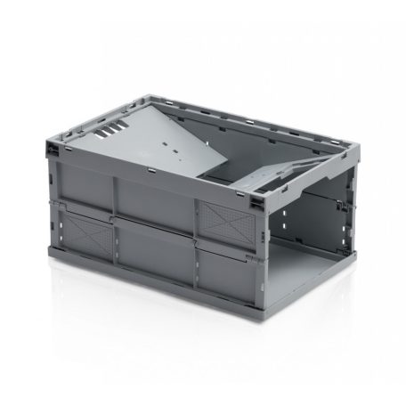 Összecsukható, elöl nyitott EURO láda 60 x 40 x 30 cm