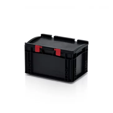 ESD Euro láda fedéllel 30x20x18,5 cm