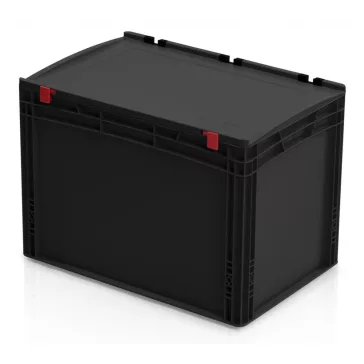 ESD Euro láda fedéllel 60x40x43,5 cm