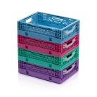 Összecsukható Rácsos Láda, 40x30x12 cm , pink